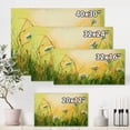 thumbnail image 4 of Designart ' Sunset Field With Herbs and Chamomiles ' Traditional Canvas Wall Art Print, 4 of 4