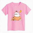 thumbnail image 2 of Futezty Kids Girls Boys T Shirts Short Sleeve Halloween Pumpkin Tops Shirt Casual Tee for Base Layer Fall Tops Tees 12M-14T, 2 of 5