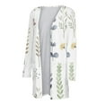 thumbnail image 4 of Lolmot Lightweight Cardigans for Women Spring Summer Fall Cover Up Casual Print Tops Blouses Open Front Cardigan with Pocket, 4 of 5