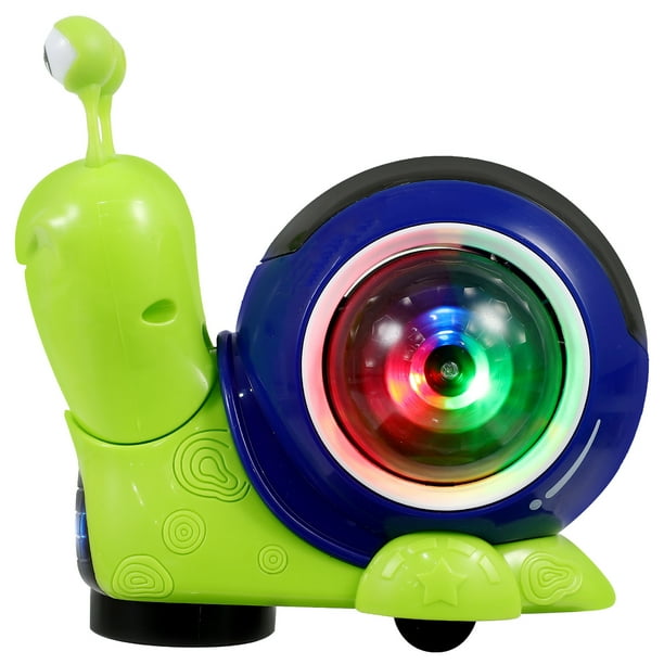 Juguete de caracol baby juguete interactivo juguete infantil iluminar música para caminar juguete