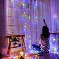 thumbnail image 4 of LED Garland Curtain Lights 8 Modes USB Remote Control Fairy Lights String Wedding Christmas Decor for Home Bedroom New Year Lamp, 4 of 5