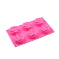 thumbnail image 2 of Uioepy Liquidation Rose Mold Silicone Cake Tool Soap Making Template Party Small Cake Chocolate Rose Cake Drip Glue Diy Baking Tool Biscuit Moulds Plastic Embossing Mold, 2 of 7