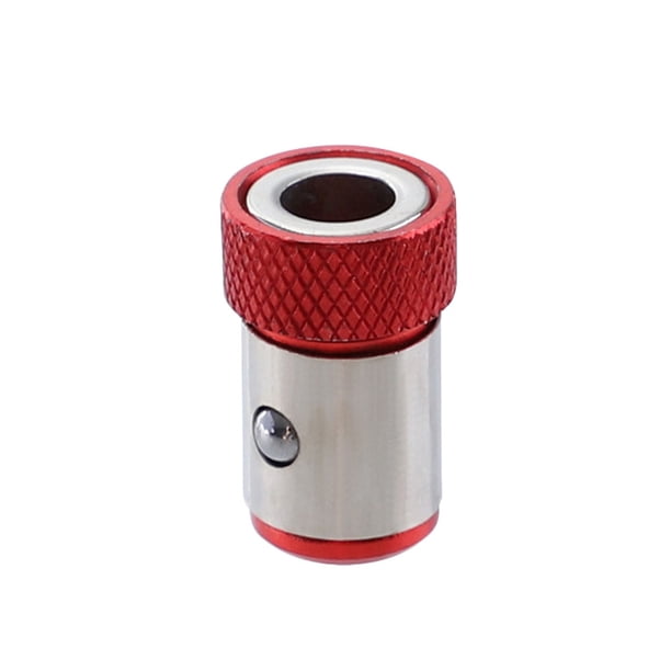 Speravity Anillo de puntas de destornillador de 1/4 pulgadas destornillador eléctrico antideslizante taladro magnetizador broca imán potente Herramientas eléctricas rojo Speravity TO0152-02B