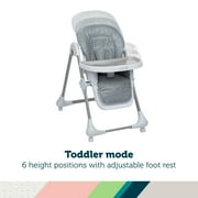 Safety 1st 3-in-1 Grow and Go High Chair, Monolith, Toddler