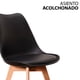 thumbnail image 5 of Sillas Tulip Tipo Eames Mirel Set de 4 Piezas Negras, 5 of 10