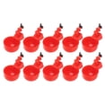 thumbnail image 1 of Chicken Waterer Cups, Abrasion Resistant Easy Installation Automatic Safe Poultry Water Feeder Kit New Bowl Bottom Design  for Pigeons for Geese, 1 of 7