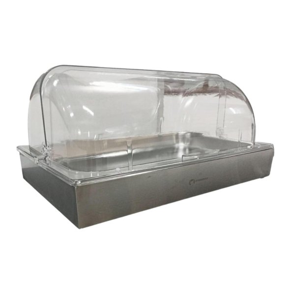 Panera Acero inoxidable y policarbonato Resistente Shorbull Shorbull Panera de acero con domo