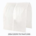 thumbnail image 3 of Garment Protector Dust Cover for Hanging Clothes, 1-Pack Plastic Suit Storage Bag with Zipper for Wardrobe, Closet Organization for Coats, Dresses, Jackets, Home Use, 3 of 7