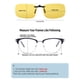 thumbnail image 3 of Gafas de sol FIMOSON Night Vision Clip On polarizadas, paquete de 2, 3 of 5