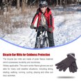 thumbnail image 2 of Sonducket Guantes de barra para bicicleta, guantes de Fitness, accesorio deportivo profesional Unisex, protección contra la frialdad, accesorios para guantes y mitones Gris oscuro Sonducket AP009933-07, 2 of 6
