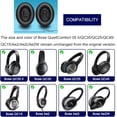 thumbnail image 2 of QC35 Ear Pads - Replacement Earpads for Bose QuietComfort 35 II and Headphones & More (Black), 2 of 3