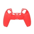 thumbnail image 2 of Funda para DualSense Funda de silicona suave antideslizante para controlador PS5 (Rojo), 2 of 2