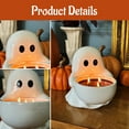 thumbnail image 7 of Dserhfy Halloween Ghost Candle Holder Small Ghost Tea Light Holder for Scented Candles Cute Resin Candy Dish for Home Table Decor, 7 of 7