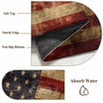 thumbnail image 6 of American Flag Area Rug 4x6 FT, Non Slip Kids Room Carpet, Farmhouse Vintage Retro Red Blue Washable Soft Floor Carpet Non-Shedding Throw Rug for Dorm Kitchen Study Room Home Office Bedside, 6 of 9