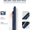 thumbnail image 4 of Liquid Silicone Case for iPhone 15 Pro - [Camera All-Round Protection] [Soft Microfiber Lining Anti-Scratch] 4 Layer Full Covered Shockproof Gel Rubber Phone Case Cover, 6.1", Navy Blue, 4 of 16