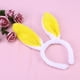 thumbnail image 3 of Diademas con orejas de conejo de peluche Diadema de conejo Diademas con orejas de conejo (blancas y amarillas), 3 of 7