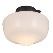 Wind River White Outdoor Schoolhouse Light Kit LED