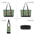 thumbnail image 6 of FORMRS Laptop Tote Bag for Women with 15.6" Computer Compartments Handbag, Green American Footballs, 6 of 7
