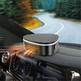 thumbnail image 1 of Compact Car Heater,Portable Desktop Fan Heater with Warm and Cold Air,Winter Defrost and Defog Device,Energy Saving Temperature Control,Flame Retardant Safe Heating,Table and Vehicle Use,Black Design, 1 of 8