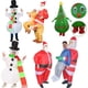 thumbnail image 2 of Disfraces inflables divertidos de Navidad, Papá Noel, alce, muñeco de nieve, árbol, pingüino, adultos, niños, Halloween, Navidad, accesorios de fiesta de carnaval de fantasía, 2 of 5