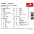 thumbnail image 2 of Auberbach / Kalman,Eli - Homo Ludens - Piano Music of Lera Auerbach - Music & Performance - CD, 2 of 2