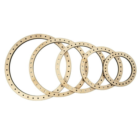 S SERENABLE 5Pcs Wooden Weaving Loom Knitting Creative Woven Art Crafts Crochet Tool Wood Loom for Weaving Crochet Scarf Sewing Beginners