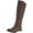 Brown, variant on STYLE & COMPANY Womens Brown Crisscross Straps Ankle Strap Buckle Accent Madixie Round Toe Block Heel Zip-Up Riding Boot 5 M