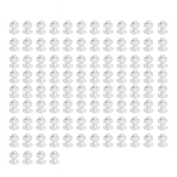 50 Packs Greenhouse Nuts and Bolts Square Repair Kit Parts Replacement Garden Supplies