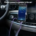 thumbnail image 3 of Aux to USB C,ABCPOW Aux Cord to Type C USB C to 3.5mm Aux Adapter Male Aux Cord Jack Cable for Android,Samsung,Car,Stereo Radio,Audio Jack Cable,C Type to Auxiliary Adapter,Speaker,Headphone, 3 of 6