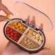 thumbnail image 1 of MoistureProof Mini Weekly Organizer Box 4 Grids Portable For Travel With Removable Individual Containers, 1 of 7