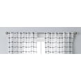 thumbnail image 4 of Better Homes & Gardens Windowpane Light Filtering Curtain Panel, 1 Panel, Black and White, 50" W x 84" L, 4 of 5