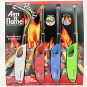 4 Pack SCRIPTO Multi-Purpose Lighter BBQ Barbecue Camping Durable Lighters