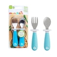 thumbnail image 2 of Pack 3 Cucharas y 3 Tenedores Munchkin Alimento Bebé Azul, 2 of 4