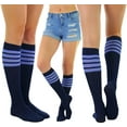 thumbnail image 2 of ToBeInStyle Women's Pack of 6 Knee High Socks, 2 of 37