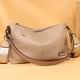 thumbnail image 5 of Jumpingount Bolso de hombro de PU para mujer, moderno y versátil, de gran capacidad y con correa ajustable Bolsas de mensajero y de hombro caqui, 5 of 6