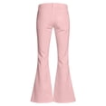 thumbnail image 3 of CAIVO Girls Casual Solid Color Flare Leg Pants For Kids Easy Comfort Everyday Wear Relaxed Fit Cozy Trousers, 3 of 7