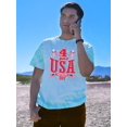 thumbnail image 2 of 4Th Of July Usa Tie Dye Cyclone Men -Image by Shutterstock, Male XX-Large, 2 of 4