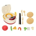 thumbnail image 3 of Jouets de Cuisine, Jouet Cuiseur à Riz Aspect Réaliste Cuisine Simulée Léger Durable avec Vapeur pour la Maison Bleu,Rouge, 3 of 8