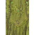 thumbnail image 6 of Sakkas Boho Love Sleeveless Blouse - Green - One Size, 6 of 6