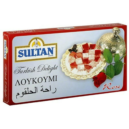 Sultan, Rose Turkish Delight Candy, 16 Oz, 16 Ct