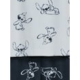thumbnail image 3 of Disney Women's and Women's Plus Stitch Pajama Set, 2-Piece, 3 of 7