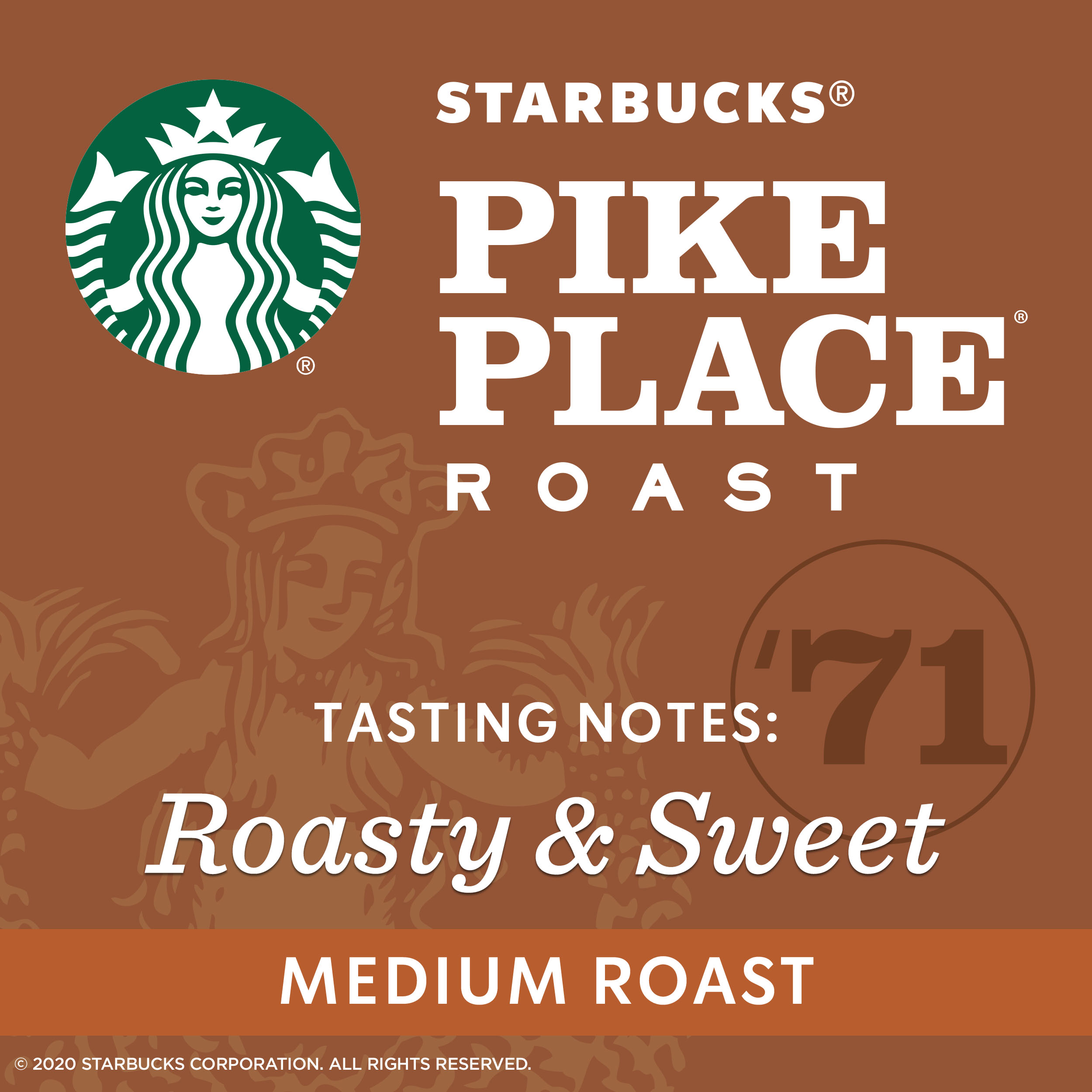 Starbucks 100% Arabica Pike Place Medium Roast Whole Bean Coffee, 20 Oz, Bag - image 4 of 6