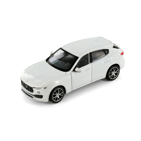 Maserati Levante, White Luxury Car - Welly 24078/4D - 1/24 Scale Diecast Model Car