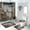 Pattern-2, variant on Barn Door Shower Curtain Set with Rugs Lavender with Leaves on Rustic Wooden Door Farmhouse Bathroom Sets Decor Accessories with Non-Slip Rug Toilet Lid Cover Bath Mat and 12 Hooks, 72x72 Inch