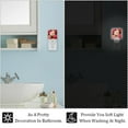 thumbnail image 5 of Rose LED Square Night Lights - Energy Efficient & Elegant Decorative Lighting for Your Home - Set of 2 Understated Square LED Nightlights, 5 of 6