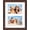 Brown, variant on 8x14 Picture Frames Collage Wall Decor, Displays 3Pcs 4x6 Pictures with Mat or 1Pcs 8x14 without Mat, Collage Picture Frame for Horizontal or Vertical Display, Nature Wood, 1 Pack