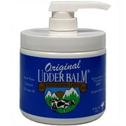 Original Udder Balm Moisturizing Cream with Aloe & Lanolin 16oz Pump Jar.