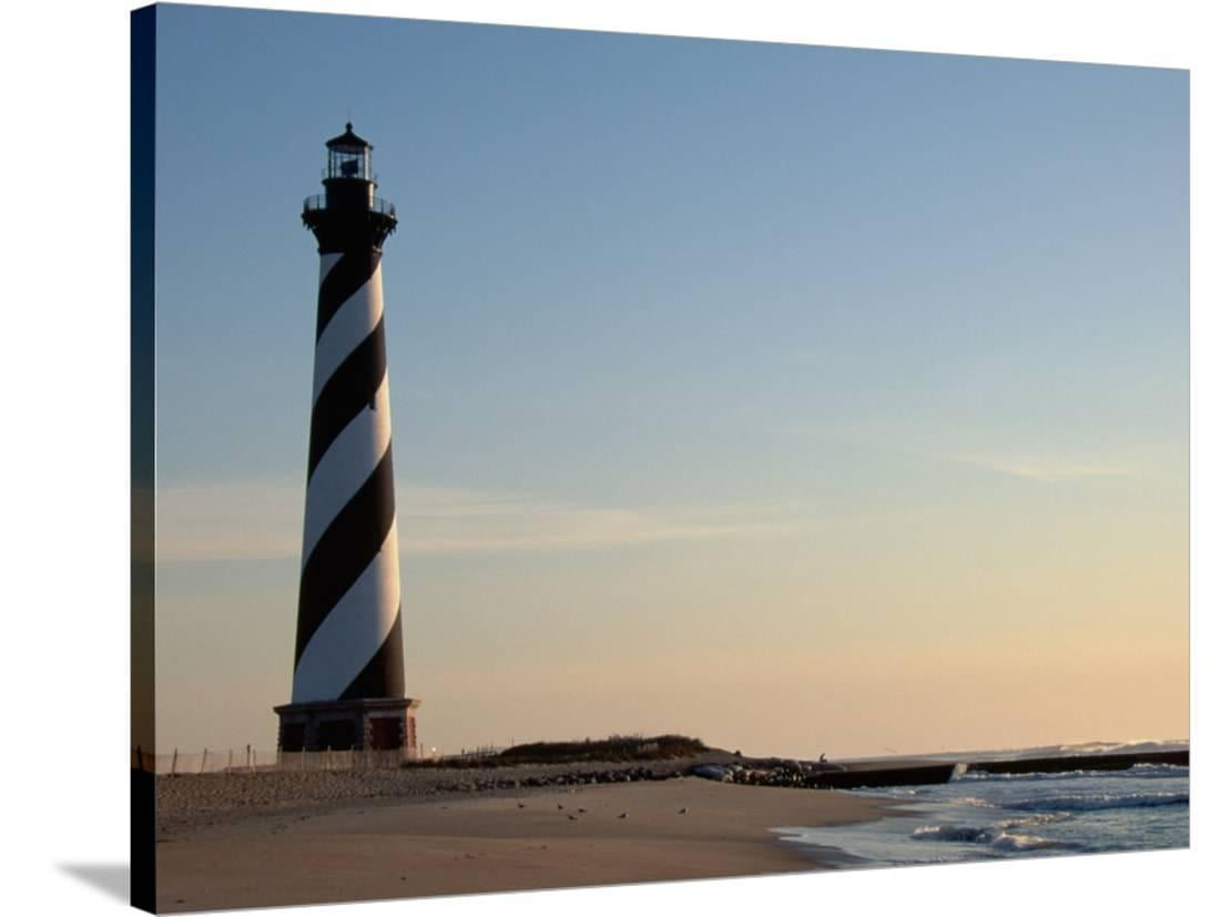 Cape Hatteras Lighthouse at Sunrise, Scenic GalleryWrapped Canvas