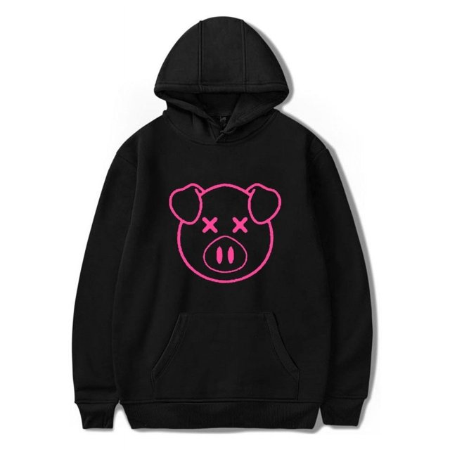 Sudadera con capucha para hombre y mujer, abrigo informal con diseño de cerdo rosa, de estilo Hip Hop, para chico y chica