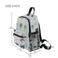 thumbnail image 3 of FORMRS School Backpack with Front Zippered Pocket 12" Student Travel Daypack, Cute Cat Faces, 3 of 6